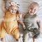 ins 2019 SUMMER girls romper newborn baby girl romper jumpsuit baby boy 3colors free ship