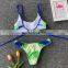 Green Micro Bikini Thong Sexy Swimsuit Female Bathers Halter Push Up Swimwear Women 2019 String Bathing Suit Neon Biquini