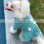Woolen yarn pet sweater dress wholesale blank polka dot dog sweater