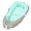 new born crib organic cotton portable carry lounger baby sleeping nest baby nest bed