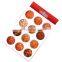 Orange Color Nail Glitter kit Round shape nail sequin peal flakes glitter powder Accessory for nail art