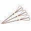 Wholesale Disposable Bamboo BBQ Knot Skewers Hearted Shaped Picks