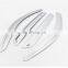 Chrome door visor side window deflector shade sun rain shield silver strips guard for Toyota Hilux vogo