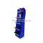 OEM printing supermarket socks cardboard display shelf with hook