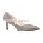 Beautiful elegant Women pointed toe med heels sexy ladies pumps thin shoes sandals