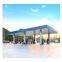 LF Steel Structure Waterproof Petrol Station Canoy Construction