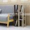 3-Shelf Space Saving Slim Open Wood Shelving Unit