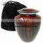 black urns