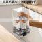 6 Pieces BPA free premium clear airtight container set organizer food containers plastic set storage box with labels