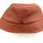 Women's genuine sheepskin leather bucket hat