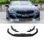 High quality dry carbon fiber body kit front lip separator front bumper fender for BMW G14 G15 840i 850i M Sport M8 2020 2021