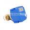 CWX-25S 2wire auto returned electric motorized ball valve for irrigation