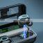 R15 Mirror Tws Flashlight Earphone 2000mah Power Bank Ipx-7 Waterproof Headphone With Led Display