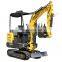 Mini crawler excavator bagger 1.7 ton Chinese excavator