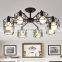 Individual Decorative Vintage Industrial Style Chandelier Circle Metal Cage Ceiling Light
