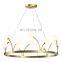 Simple Modern Style Ceiling Chandelier Bedroom Indoor Decor Hotel Home Ring Round LED Pendant Light