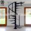 Modern Design Easy Installation Stairs Steel Structure Retro High Polished Staircase