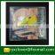 Transparent button envelope plastic document bag