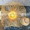 Hot Sale Handmade Bamboo Lamp with Woven Wicker Lamp Shade, Rustic Lighting, Exotic Bedside Lamp Vietnam Manufacturer
