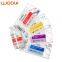 10ml vial glass bottle with Silicone lip cover label sticker and free design colorful boxes