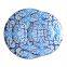 Luxury Blue White Charger Plate Popular Design Bone China Dinner Plate Sets Italian Porcelain Dinnerware