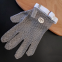 Jarvis Stainless Steel Wire Metal Mesh Butcher Safety Work Gloves Anti Cut Gloves Cut Resistant Gloves