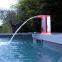 Manufacture Swimming Pool Water Fall Acrylic Cascade Led Light Waterfall Garden Transparent Water Fountain