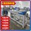 CNC cutoff saw for miscellaneous wood pallet material; cutoff machine for chopping wood blocks; fixed length saw for cutting wood planks