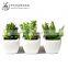 Mini square Melamine flower pot MX1201-1 Small Succulents and artififcial flower pot