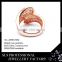 Pave wedding ring set silver rose gold plating engagement couple ring with colorful zircon wholesalers jewelry -SLS