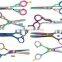 HOSPITECH Rainbow color Hair Cutting scissors 6" and 6.5"
