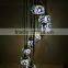 High Quality Stained Glass &Plating Iron Kitchen Bar Light Restaurant Home Decoration Multicolor Classic Floor Lamp RT-FC9M01