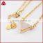 A glittering semiprecious-drusy druzy triangle centers a delicate chain-link necklace perfect for wearing