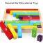 Learning Center Teaching Resource Colorful Fraction Bar Wooden Kids Educational Toys