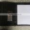High quality office A4 size leather PU file folder