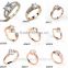 2016 cheapest nose ring jewelry unique nose piercing jewelry 3 rhinestone nose clip hoop jewelry O 30