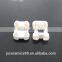 95% Alumina ceramic head with two holes for electric heating tube