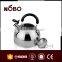thickened non-electric stainless steel flat bottom kettle with bakelite handle