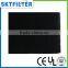 Activated carbon air filter media roll for greenhouse