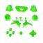 Solid Green For Xbox One Controller Shell Kit Button Set