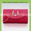 Newest fashion pu leather Luxury women bag with metal chain
