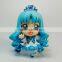 Plastic 3D Articulation Action Figure.Pink Long Hair Beautiful Young Girl