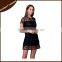 Latest design Lady's tassel sexy lace evening dress/