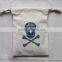 Wholesale Mini Canvas Cotton Pouch with white cotton cords