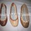 HAND WOVEN LEATHER SHOE UPPERS