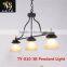 Hot Salable Iron Light With Flower Lampshade For Dining Room For Home With Factory
