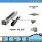 stainless steel square mini top rail for glass balcony railing