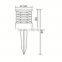 spike 9w garden light led