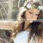 Fashion Wedding flower Artificial flower head wreath for wedding bridal headdress Hairbands headband flower