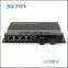 Fiber optical Ethernet switch converter 2 fiber ports and 4 RJ45 ports
